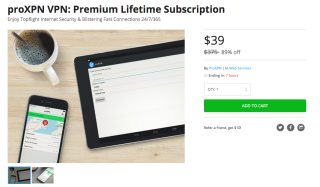 Deal: proXPN VPN Premium Lifetime Subscription for $39