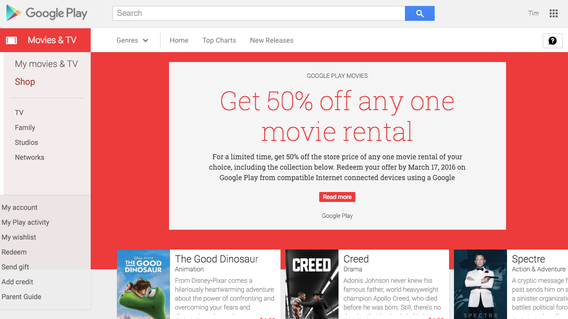 50% Off Google Play Movie Rental With This Promo Code ...