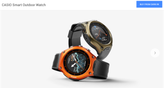 Casio Smart Outdoor Watch Available on Google Store, Priced at $499
