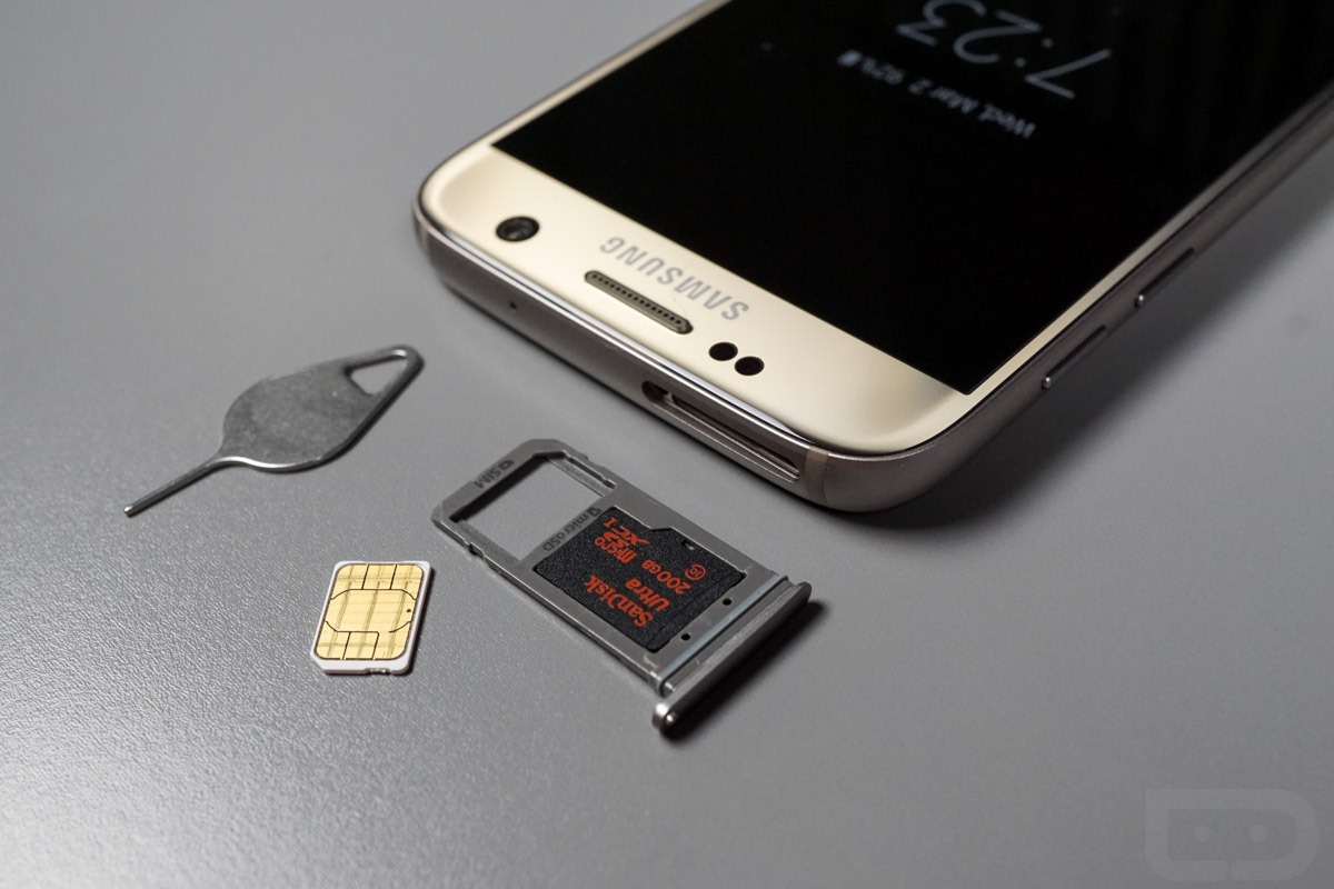 Inserting SIM and MicroSD Card in Your Galaxy S7 or Galaxy S7 Edge - Droid Life