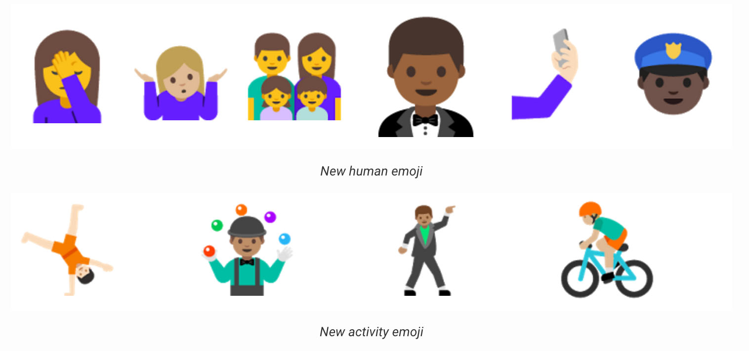 android n new emoji