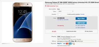 DEAL: Unlocked Galaxy S7 is Just $559 at eBay