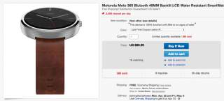 DEAL: Moto 360 (1st Gen) is Just $89.99 Today at eBay