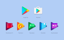 new google play icons