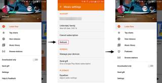 Tip: Not Seeing Podcasts in Google Play Music App? Hit the Refresh Button.