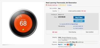 DEAL: Nest Thermostat (3rd Gen) is $199 Today at eBay ($50 Off)