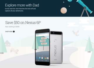 Google Store Has a Few Deals for Father’s Day, $50 Off Nexus 6P and $5 Off Chromecast to Name a Few