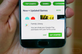 google play family library