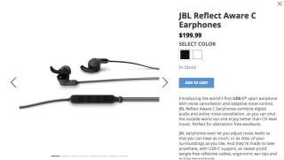 Whoa, the JBL Reflect Aware C Earbuds are Finally on Sale for $199