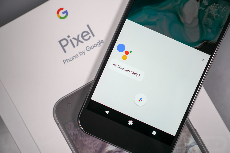 google assistant pixel