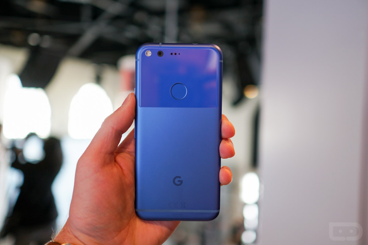 pixel phone blue