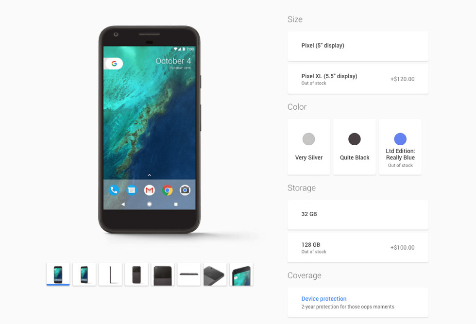 Google pixel store