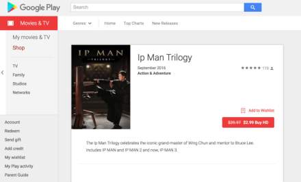 DEAL: Ip Man Trilogy Available in HD For $3 on Google Play