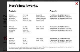 Did Verizon Just Out a 256GB Pixel and Pixel XL?