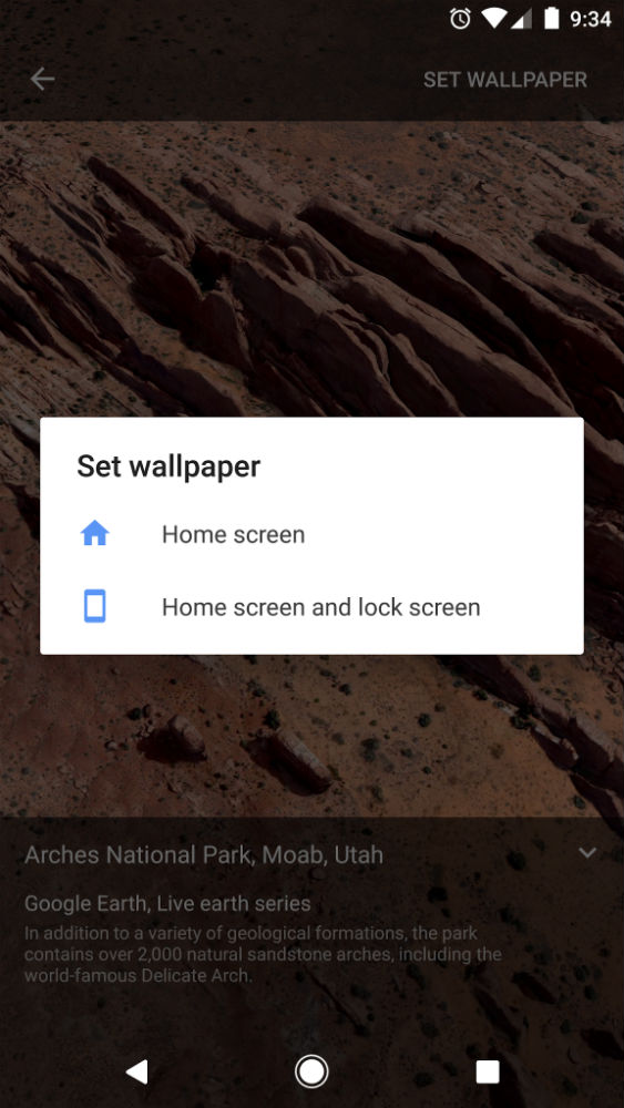 Android : You Can Now Choose Where to Set Live Wallpapers