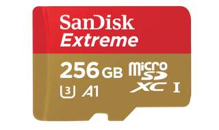 SanDisk Introduces Even Faster 256GB Extreme A1 Rated MicroSD Card