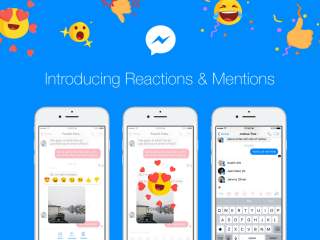 Facebook Messenger Update Brings Message Reactions and Mentions