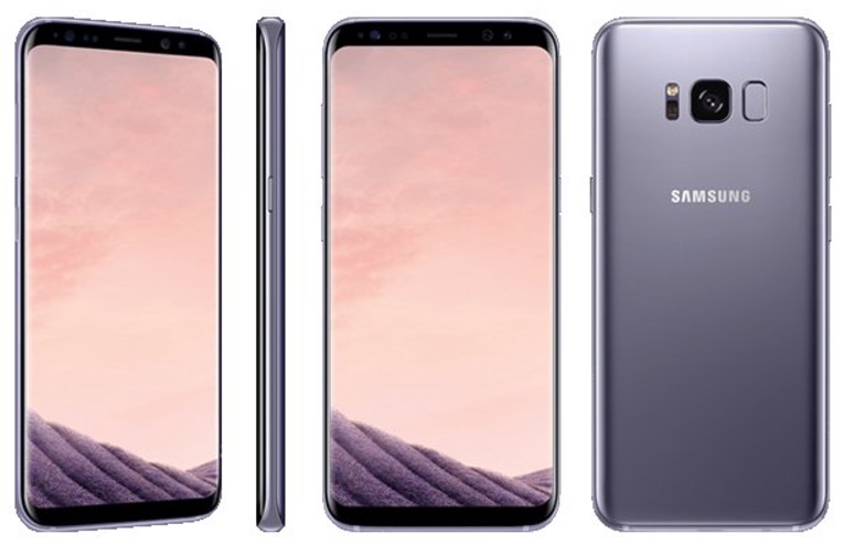 galaxy s8 front back