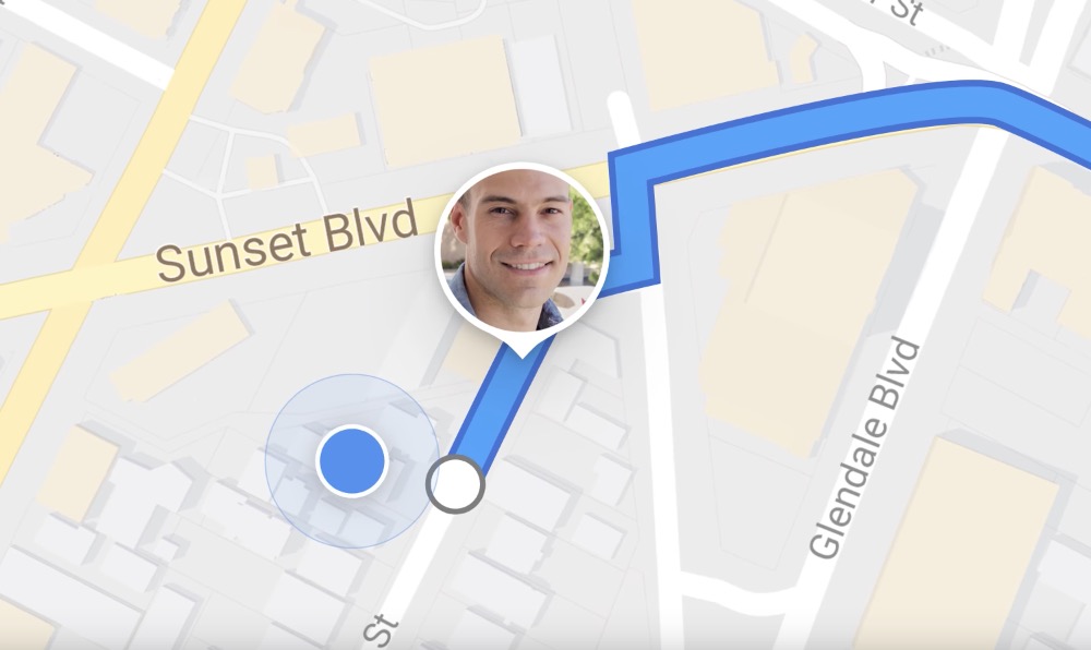google maps location sharing