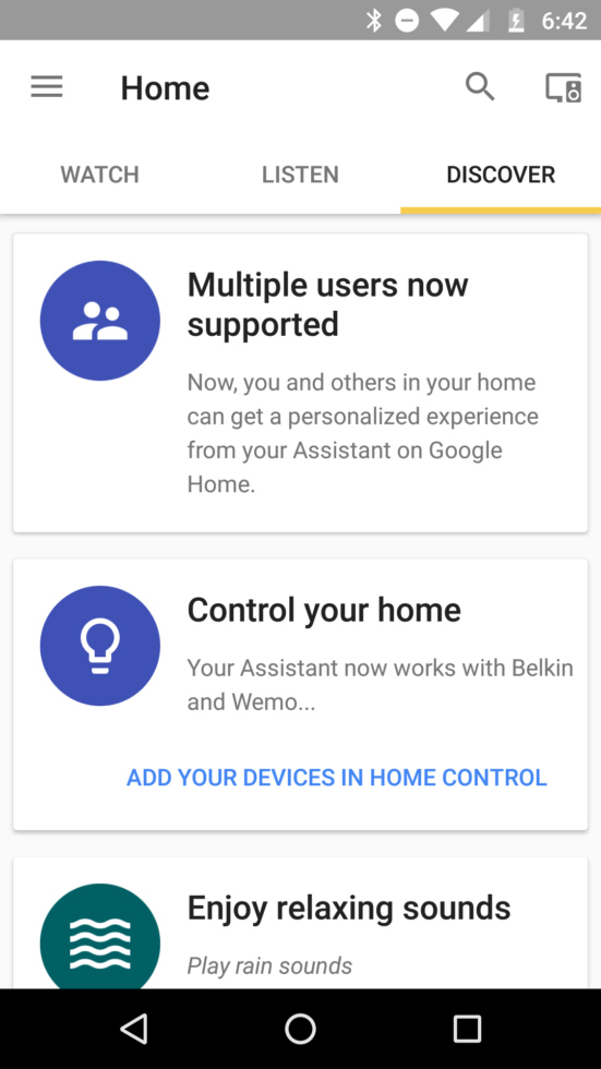 google home multiple users