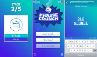 Phrase Crunch Puts a Twist on Hangman and is a Great Time Killer