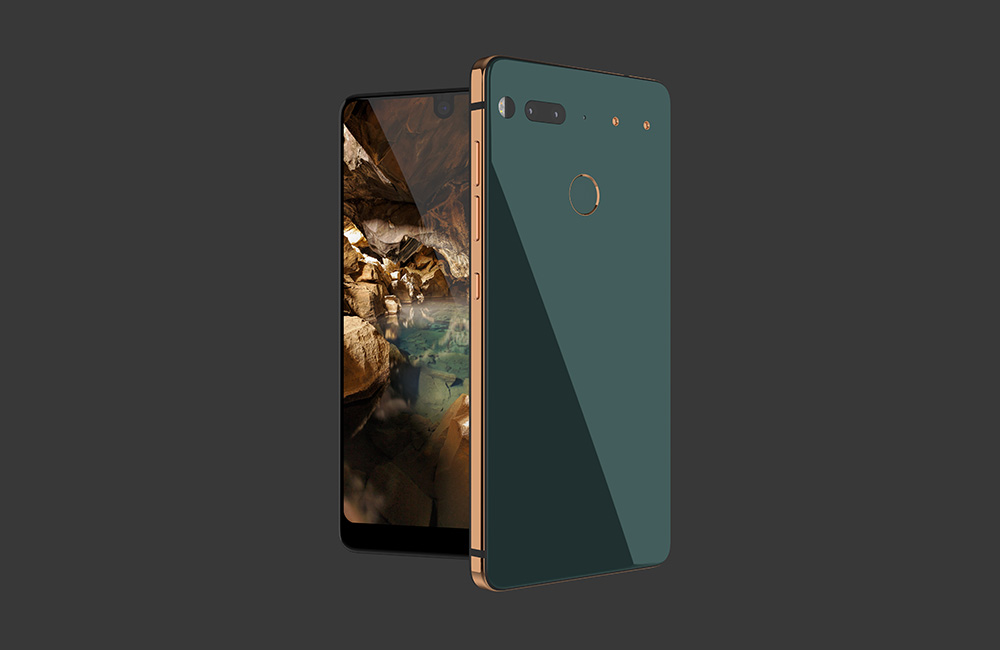 essential phone ugly green