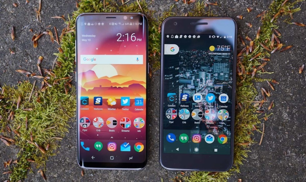 galaxy s8 vs pixel