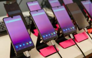 Here are a Bunch of Essential Phones Charging, Because Why Not?