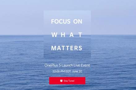 OnePlus 5 Arrives June 20 Through Online Event