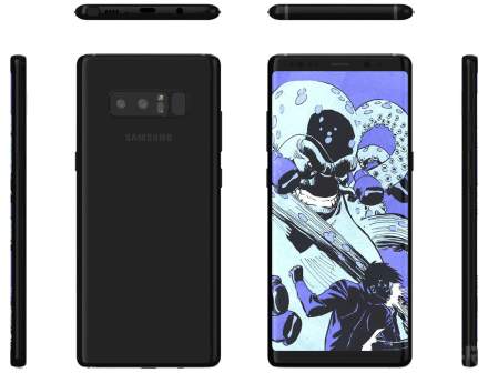 New Galaxy Note 8 Renders Provide Detailed Look