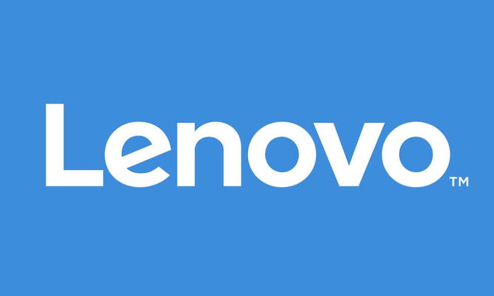 Lenovo logo header Blue