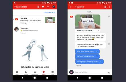 Did You Get YouTube’s New Sharing/Messaging Feature?