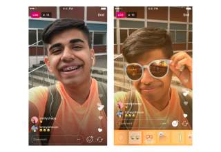 Instagram Intros Face Filters for Live Videos