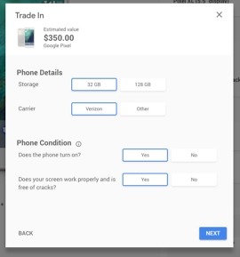 google pixel trade-in value