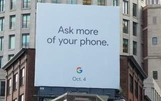 Google Billboard Suggests Phone Event on October 4 (Updated: Yep!)