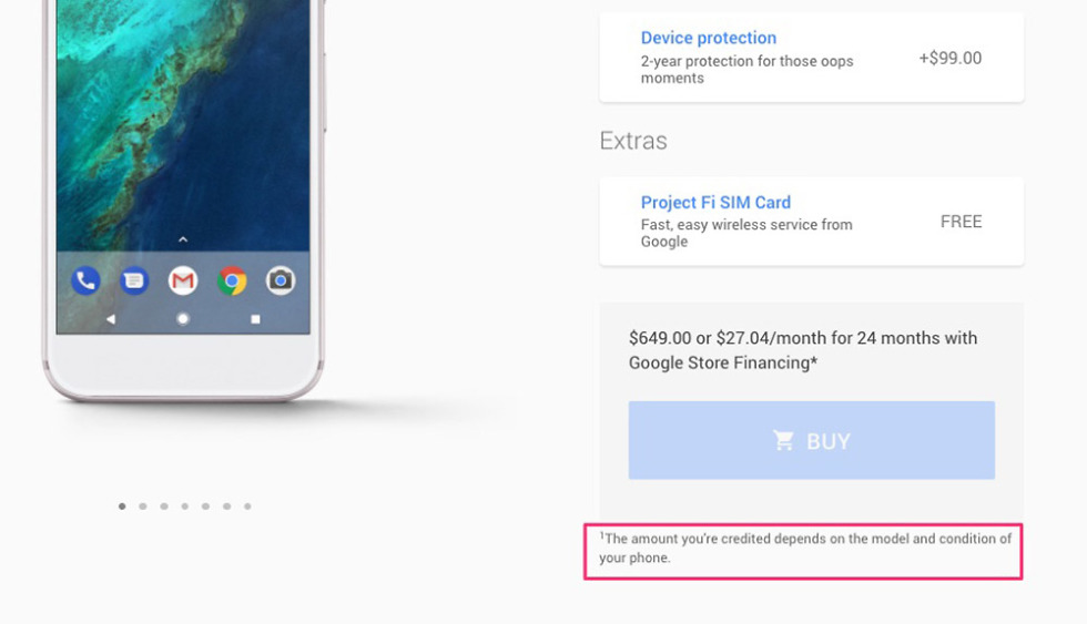 google store pixel trade-in program