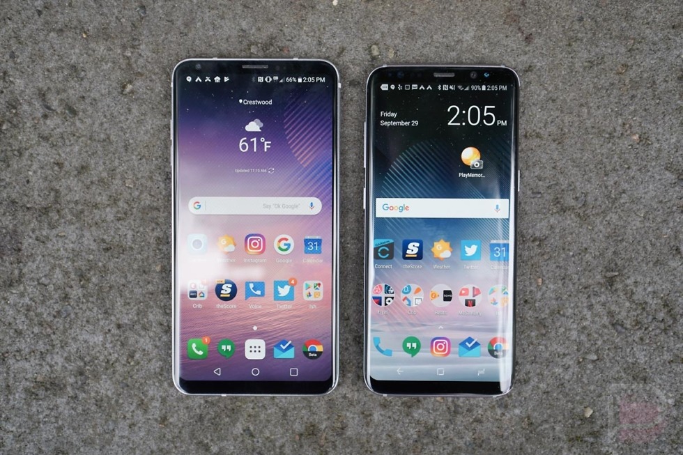 lg v30 vs galaxy s8