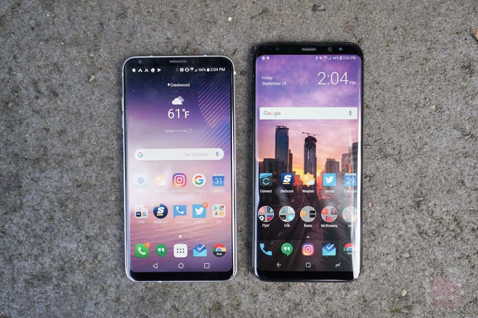 lg v30 vs galaxy s8 plus