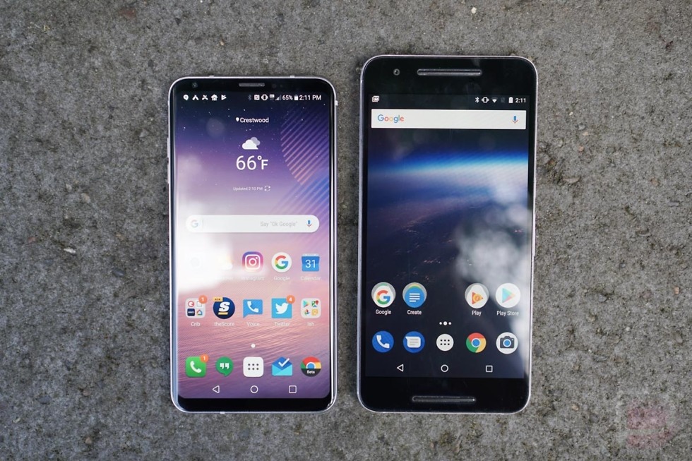 lg v30 vs nexus 6p