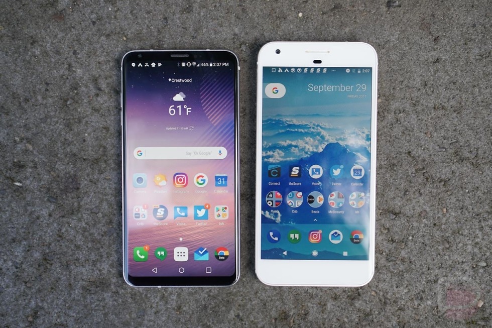 lg v30 vs pixel xl