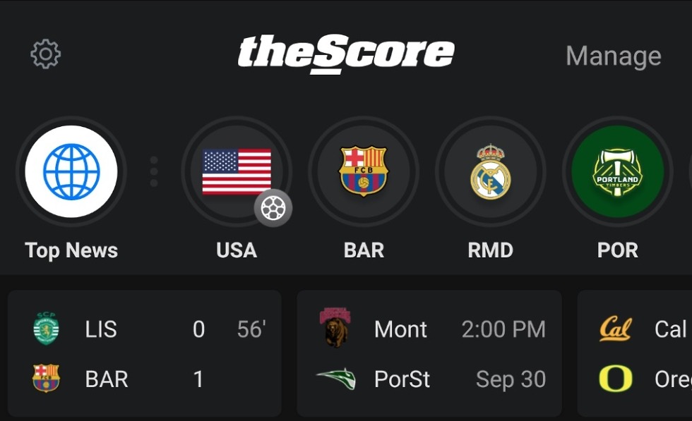 thescore new update