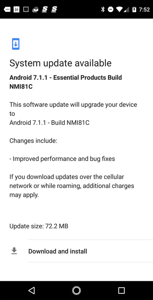 essential update