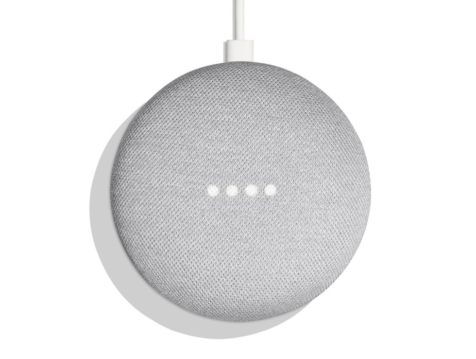 google home mini chalk