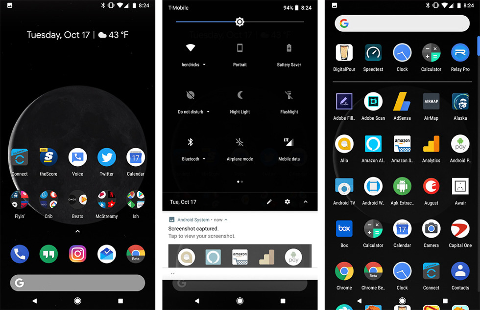 pixel 2 dark theme