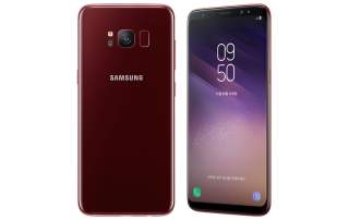 The Galaxy S8 in Burgundy Red is Pretty Hot