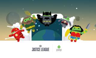 Bugdroid Justice League Heroes Invade Android Pay