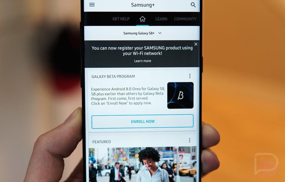 galaxy s8 oreo update beta