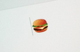 google fixed burger emoji
