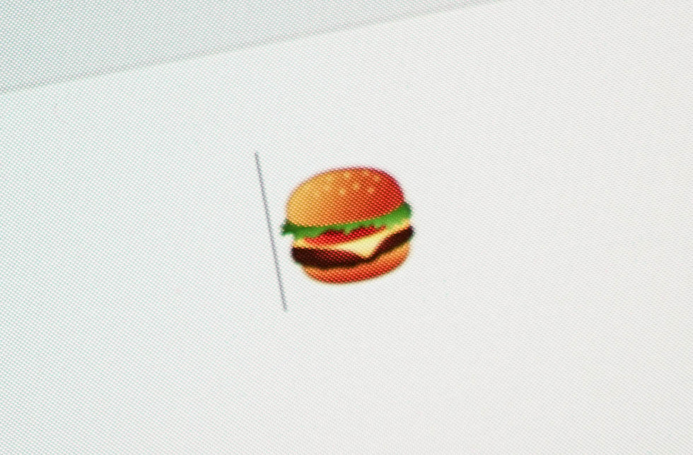 google fixed burger emoji