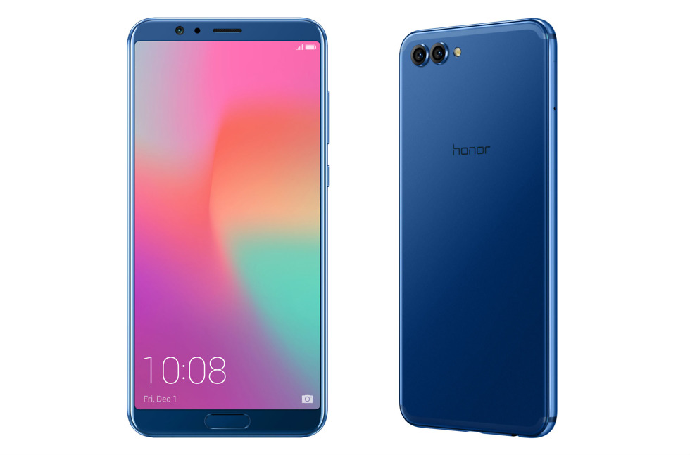 Honor View 10 Front and Back